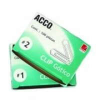 Clip acco gotico tamano no.2 pqte c/100 clips