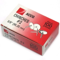 Chinches acco no.2 c/100