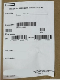 Kit de cables hpe dl380 g11 ns204i-u internal