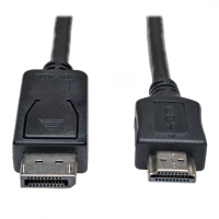 Adaptador de cable tripp-lite p582-006 - negro, hdmi, displayport, macho/macho