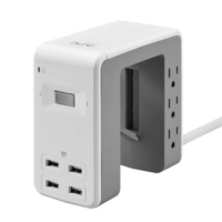 Sistema essential surgearrest de apc;6 tomas de salida;montaje en u con cargador usb de 4 puertos de 4;8 a 120 v