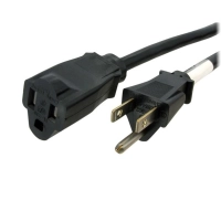 Cable de alimentacin 1m - extension de alimentacion,nema 5-15r a nema 5-15p, 13a 125v, 16awg, cable de extension de corriente - startech.com mod. pac1013