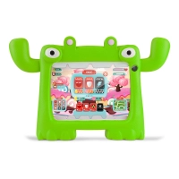 Tablet vorago pad-7-kids 7 pulgadas android 11 quadcore 2gb 32gb dualcam wifi bt gms funda verde