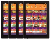 National soft paq 4 tabletas comandero 8pulg/3gb ram/32gb alm tbm8-tb300fu3+mdi