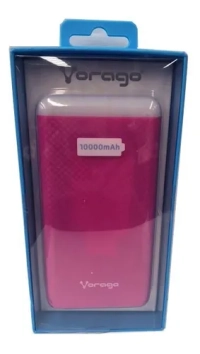 Power bank vorago pb-400 10000 mah rosa 2 entradas usb