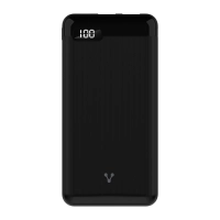 Power bank vorago pb-560 20 - 000 mah negro usb y tipo c lcd
