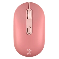 Mouse recargable perfect choice  2.4ghz/bt colori clic silencioso rosa