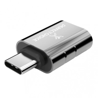 Adaptador usb tipo c a tipo usb a perfect choice pc-101291 - negro
