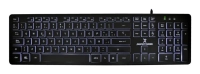 Teclado alambrico slim con iluminacion backlight perfect choice