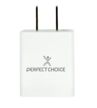 Adaptador de carga rápida 2.4 perfect choice pc-240372 - blanco, adaptador de corriente