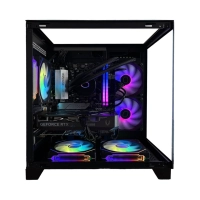 Pc hyundai gaming procesador ryzen 57600x 32gb1tb pchykristal enfriamiento liquido 240mm - fuente de poder 750w gold, wifi, (pchykristal)win 11 prueba