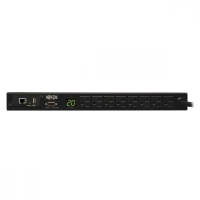 Pdu monofasico monitoriable tripp lite pdumnh20 1.9kw, de 120v, 8 tomacorrientes 5-15r, 5-15p, cable de 3.66 m (12 pies), interfaz de plataforma lx, para instalacion en rack 1u.