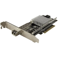 Startech.com tarjeta pci express de red con 1 puerto de 10gb sfp+ - fibra óptica con chip intel y transceptor multimodo - pci express x8 - 20gbits ratio de transferencia de datos - intel 82599 - 1 puerto(s) - fibra óptica - multi-modo