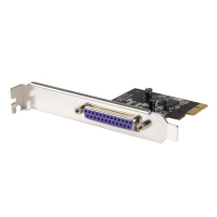 Tarjeta pci express de 1 puerto paralelo - adaptador pcie a db25 lpt - controlador de expansion de pc para impresora, spp/ecp - startech.com mod. pex1p2