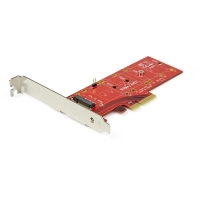 Adaptador nvme / ahci / ngff / m-key a pci express 3.0 x4 - perfil bajo o completo - startech.com mod. pex4m2e1