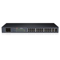 Switch poe / provision isr / poes-24370cl+2g+2sfp / 24 puertos 10/100 / 2 rj45 + 2 sfp