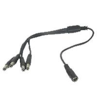 Divisor de fuente de poder de 1 entrada a 4 salidas. marca provision (pr-c14)