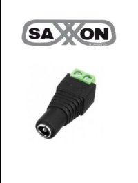 Saxxon psubr13b - bolsa de 10 conectores hembra  para fuente de poder  bloque para atornillar positivo y negativo