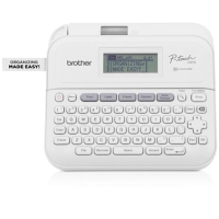 Rotulador brother p-touch ptd410 - transferencia térmica, usb, teclado qwerty, adaptador ac, imprime etiquetas laminadas de hasta 18 mm de ancho