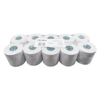 Paquete rollo papel termico ghia 57x60 mm /10 piezas /para impresoras de 58mm // reaccion negro