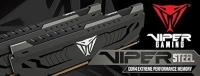 Memoria ddr4 patriot 16gb viper steel um pvs416g413c9k 4133mhz 2*8gb