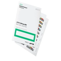 Paquete de etiquetas de codigo de barras hpe lto-9 ultrium rw