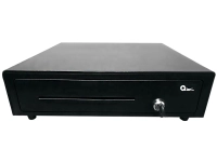 Cajon de dinero qian qcd1701 sheng - 5 billetes, 8 monedas, puerto rj11, 3 posiciones de bloqueo, metal