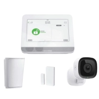 Qolsys iq4 hub video basico - paquete que contiene sistema de alarma iq 4 hub , con pantalla táctil de 7