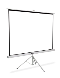 Pantalla proyección tripie 100 pulgadas qian qpd-69602 - 100 pulgadas, color blanco