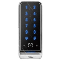 Zkteco qr600vke -  lector esclavo de tarjetas de proximidad id 125 khz  contraseñas  qr  ip65   wiegand  rs485