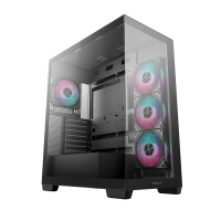 Gabinete gaming deepcool cg580 4f  midi-tower - atx/micro-atx/mini-itx, usb 3.0, sin fuente, 4 ventiladores instalados, negro  r-cg580-bkada4-g-1