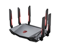 Ruteador inalambrico msi radix axe6600 wifi 6e, 6x antenas, 4x lan, triple banda, rgb, negrorojo Ruteador inalambrico msi radix axe6600 wifi 6e, 6x antenas, 4x lan, triple banda, rgb, negrorojo