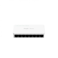 Switch ruijie networks rg-es08f no administrado, rj-45 8, fast ethernet (10100), blanco