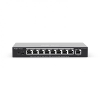 Equipo de red Ruijie RG-ES209GC-P, Switch networks gestionado, rj-45 9, gigabit ethernet (101001000), negro