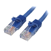 Startech.com cable de red 2.1m categoría cat5e utp rj45 gigabit ethernet patch moldeado snagless - azul - cable for dispositivo de red - cable de conexión - oro contacto chapado - azul