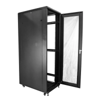 Startech.com rack gabinete de equipos de 4 postes 42u - profundidad de 36in - rack gabinete de 19 pulgadas con ruedas - acero, malla - 907kg capacidad máxima de peso - 907kg capacidad de peso estático