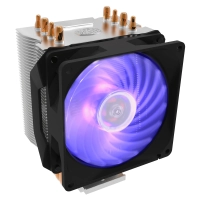 Ventilador p/cpu cooler master (rr-h410-20pc-r1) hyper h410r rgb,lga1700/am4,4 pwm,2000rpm,plata