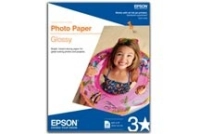 Papel fotográfico epson glossy photo - papel bond, color blanco