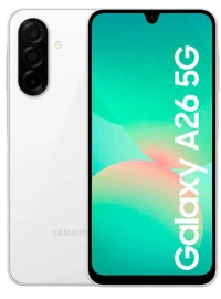 Smartphone samsung a26 capacidad 6+128gb color blanco
