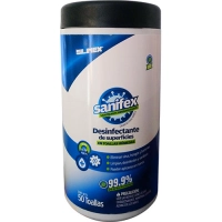 Toallas humedas desinfectantes de superficies silimex sanifex 50 pz