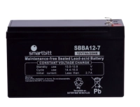 Batería de reemplazo smarbitt sbba12-7 - negro, 12 v, 7 ah