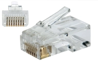 Sbe tech 24018p8c - plug rj45 8 posiciones 50 micras de oro cat5e (50 pza)