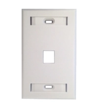 Sbe tech sbe-2517-1p-wt - placa de pared de 1 puerto color blanco