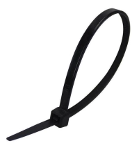 Bolsa con 100 cinchos sujetables saxxon, 2.5 mm x 100 mm, negro, nylon