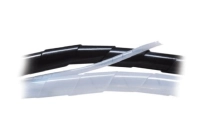 Sbe tech cnespn12 - organizador de cable, espiral negro, 12 pulgada, rollo de 10 metros