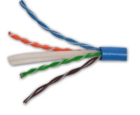 Sbe tech sbe-utpc6ucert-bl-np - cable utp cat6 100% cobrecaja 305 metros color azul 23 awg separador central