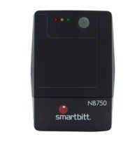 No-break smartbitt smartbitt 750 (nb-750) - 750 va, 375 w, negro, hogar y oficina