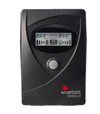 No-break smartbitt sbnb900lcd - 900 va, 450 w, negro, hogar y oficina