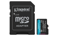 Memoria microsd kingston canvas go! plus gen4 1tb r.200mbs w.160mbs cl10 uhs-i u3 v30 a2