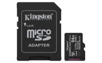 Memoria microsd kingston canvas select plus gen3 64gb r.100mbs cl10 uhs-i u1 v10 a1